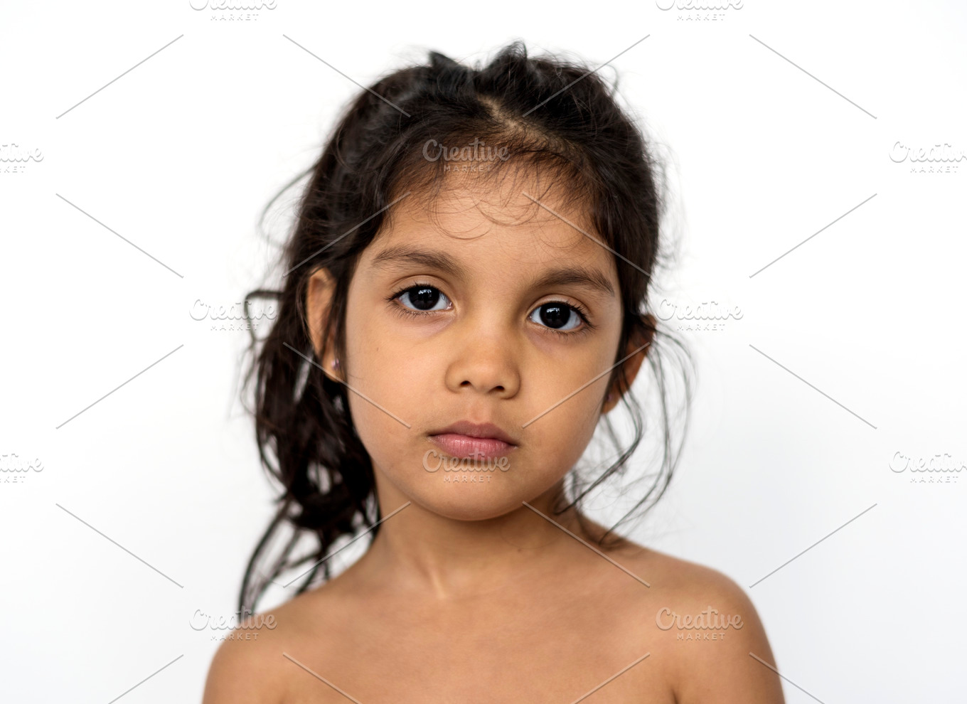 5,480 Child Girl No Shirt Stock Photos, High-Res Pictures, and Images -  Getty Images