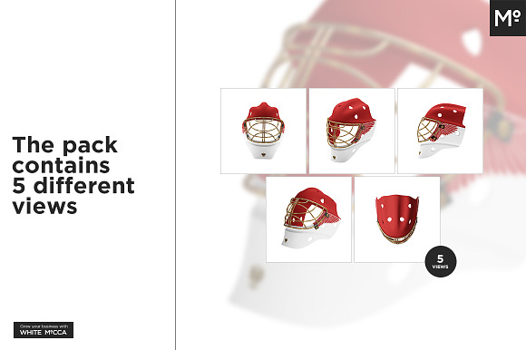 Download Hockey Goalie Mask Mock Up Creative Photoshop Templates Creative Market PSD Mockup Templates