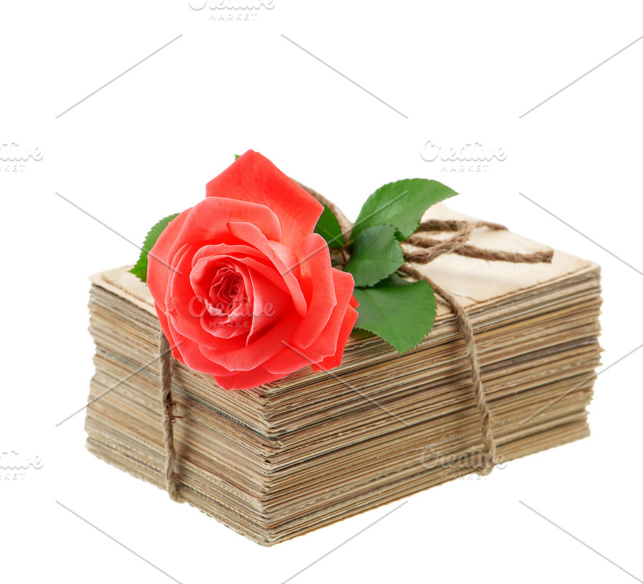 Love letters and Rose Flower | High-Quality Holiday Stock Photos ...