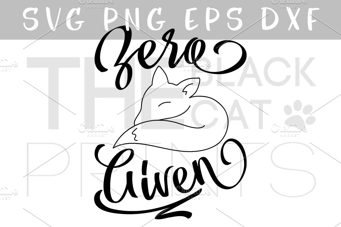 Zero Fox Given Svg Dxf Png Eps Pre Designed Illustrator Graphics Creative Market