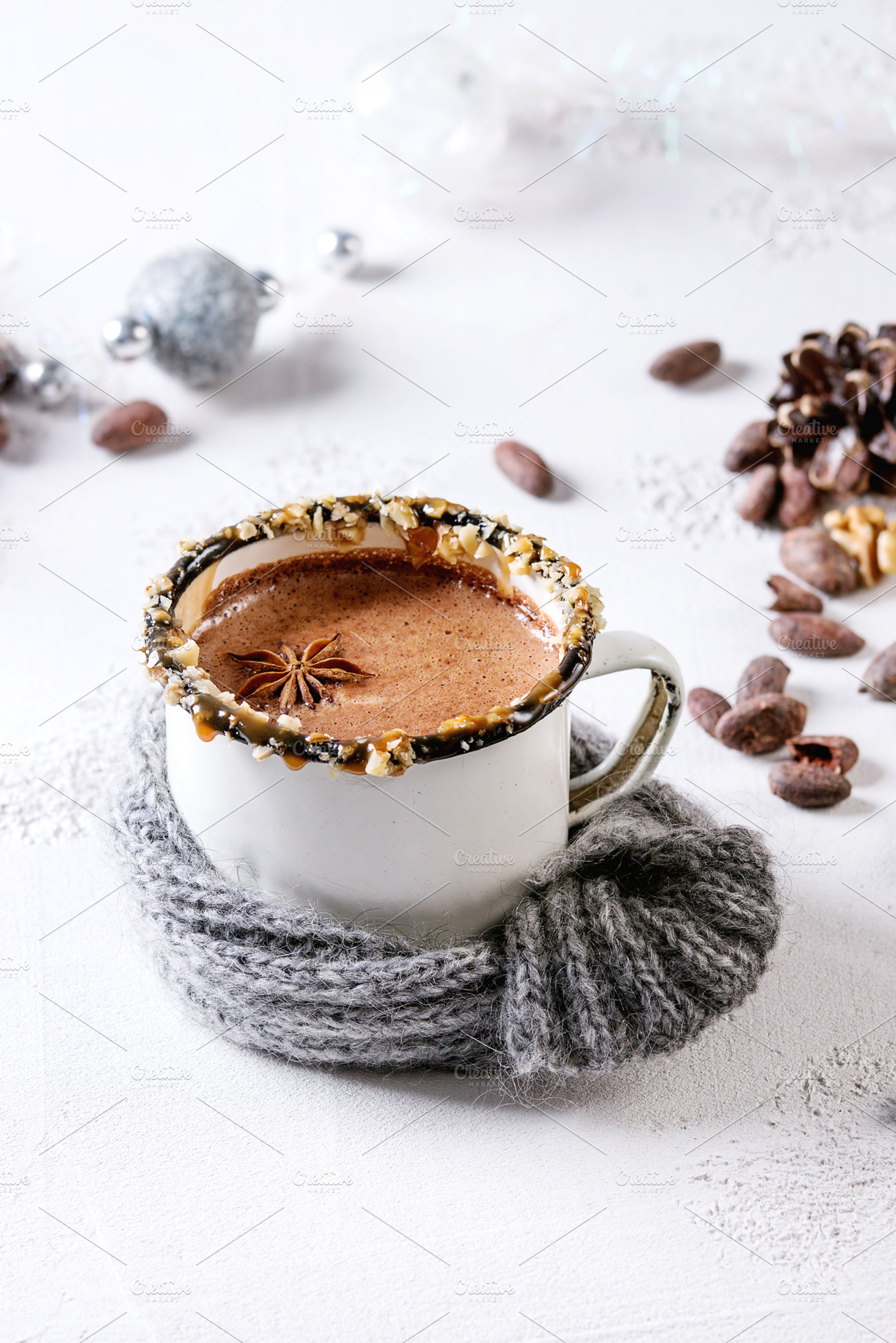 Mug of hot chocolate | High-Quality Food Images ~ Creative Market