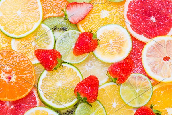 Fresh Fruits Background Featuring Fruits Background And Citrus High