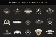 15 Retro Vintage Logotypes or Badges | Branding & Logo Templates ...