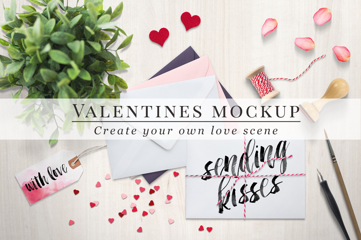 Download Valentines mockup - envelopes (46) | Creative Photoshop ...