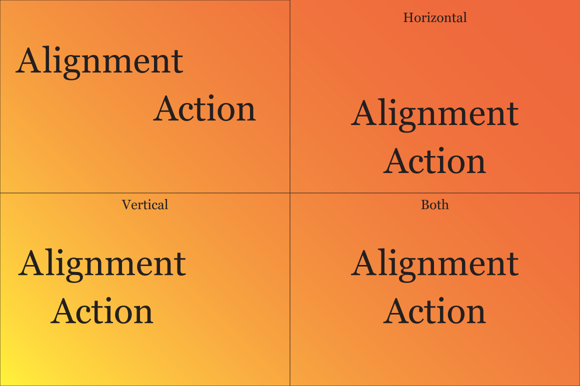 Center Alignment Actions Illustrator Actions Creative Market