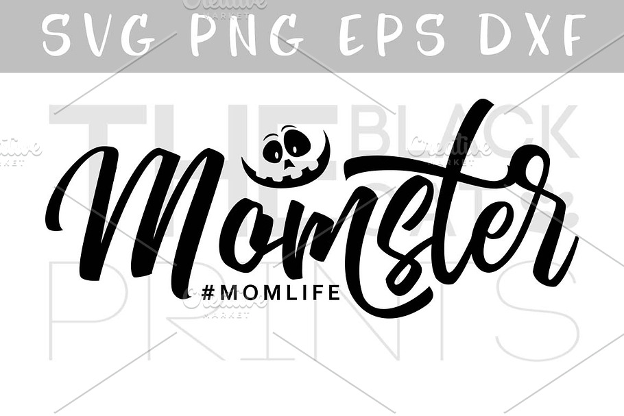 Download Momster Svg Dxf Png Eps Pre Designed Illustrator Graphics Creative Market