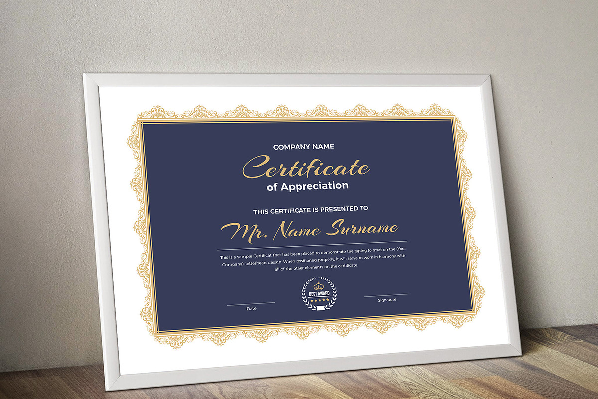 Certificate | Creative Illustrator Templates ~ Creative Market