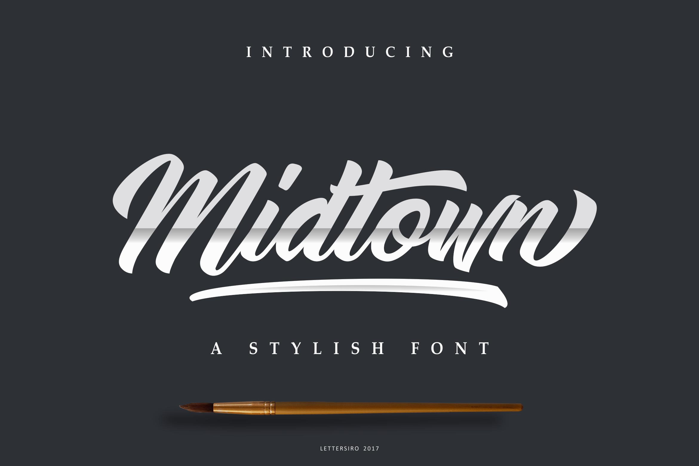 Midtown Font | Script Fonts ~ Creative Market