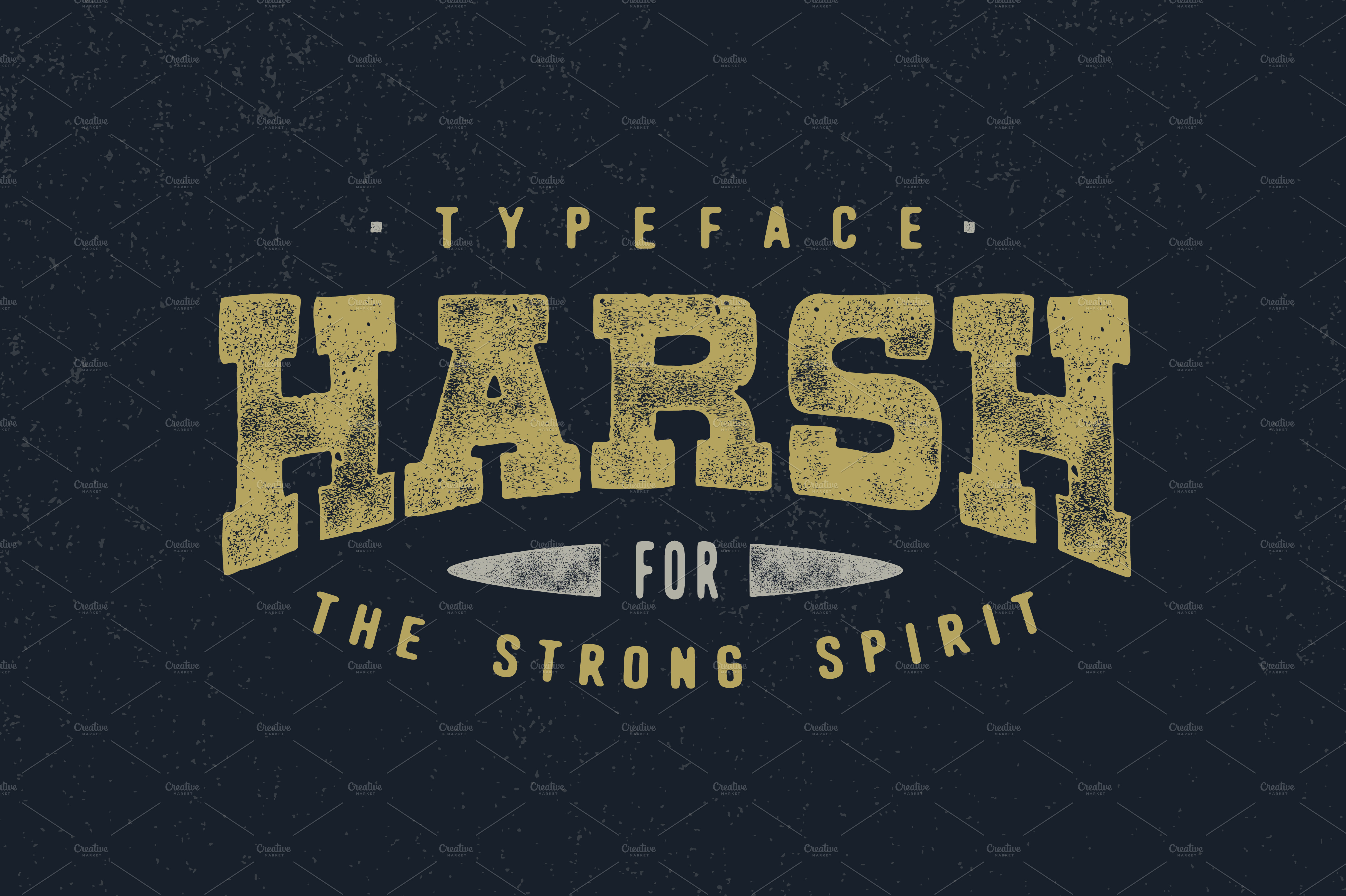 Harsh Typeface Stunning Display Fonts Creative Market