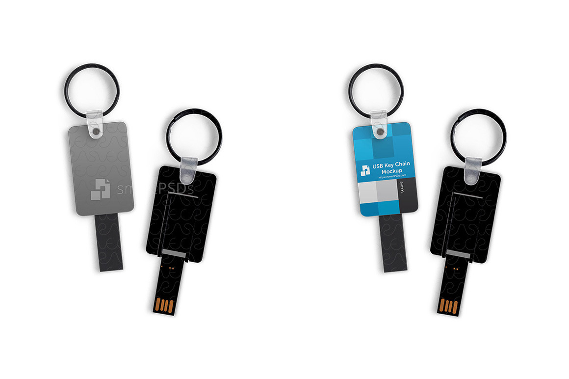 Download Usb Stick Keyring Mockup Creative Photoshop Templates Creative Market