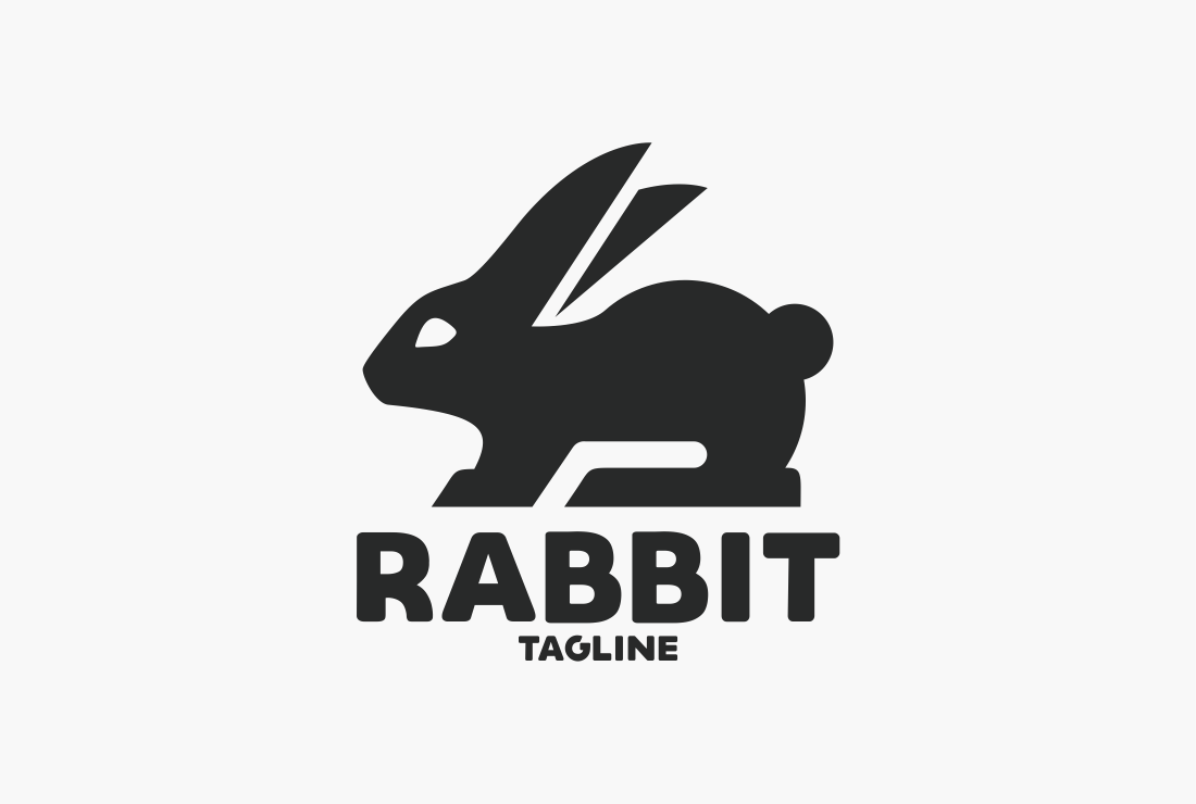 Rabbit Logo | Branding & Logo Templates ~ Creative Market