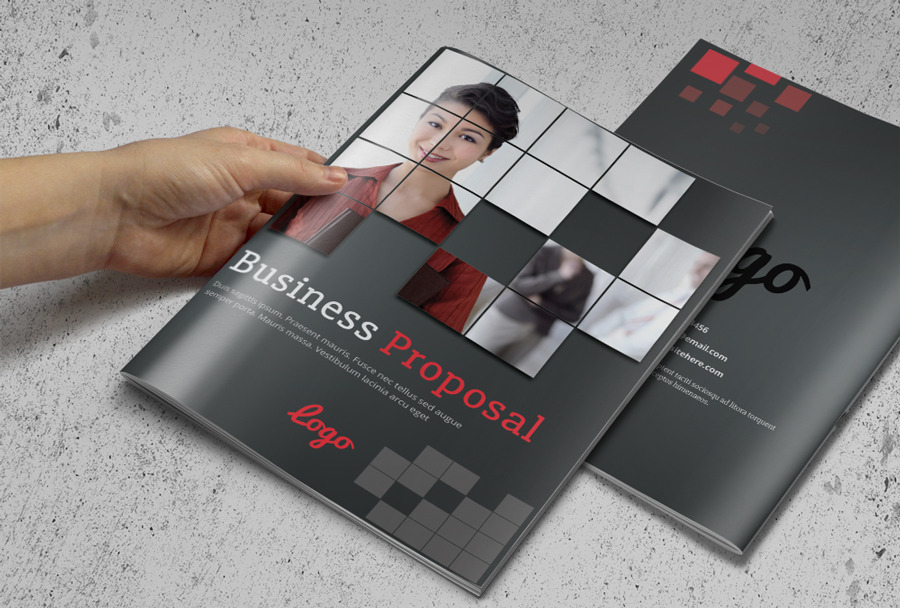 Business Proposal Template | Creative Photoshop Templates ~ Creative Market