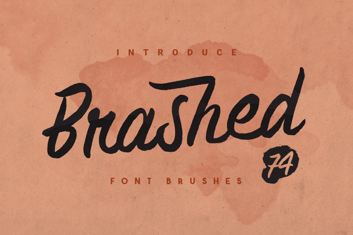 Brashed Typeface | Script Fonts ~ Creative Market