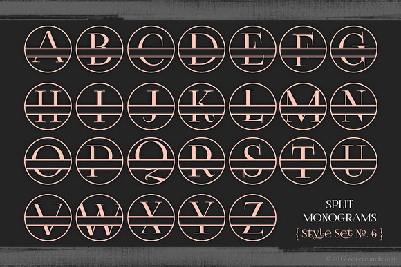 Download Split Monograms Vector Toolkit Pre Designed Photoshop Graphics Creative Market