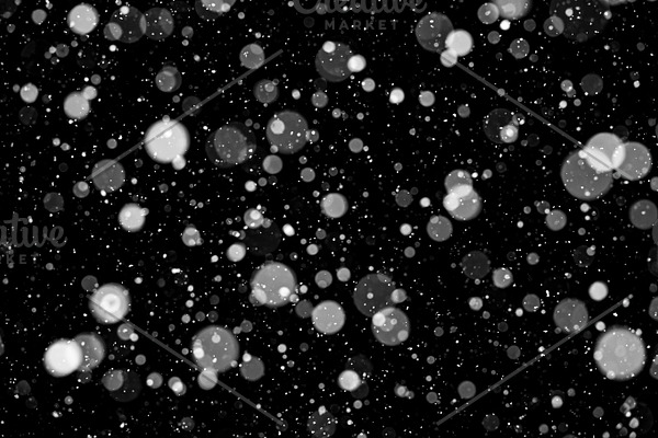 Falling snow on black background featuring snow, background, and black