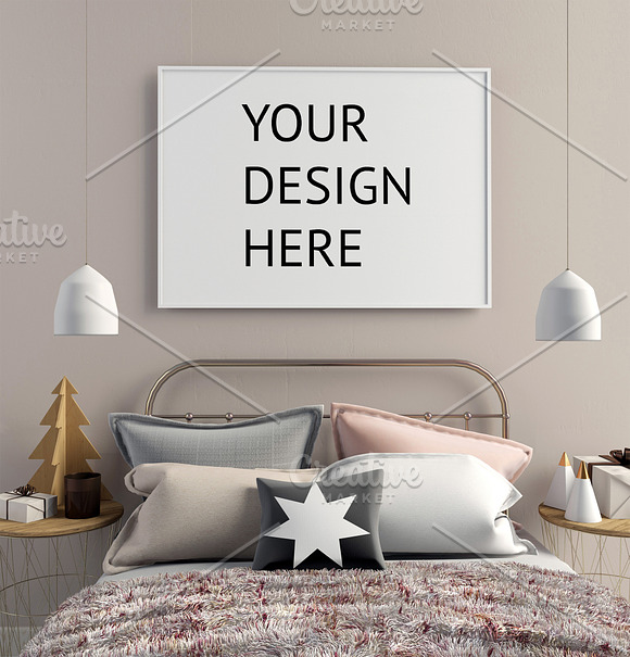 Download 15 Bedroom Poster Mock Up Creative Product Mockups Creative Market