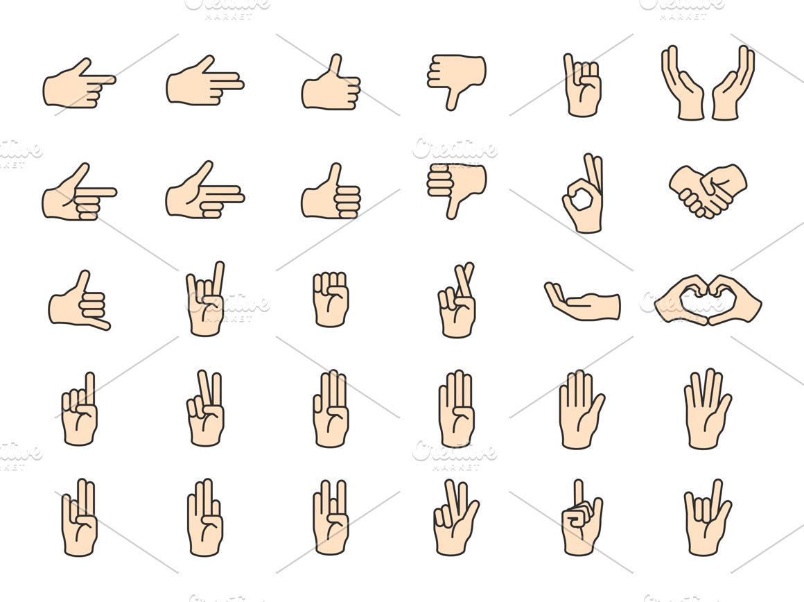 Touch screen hands vector | Illustrations ~ Creative Market