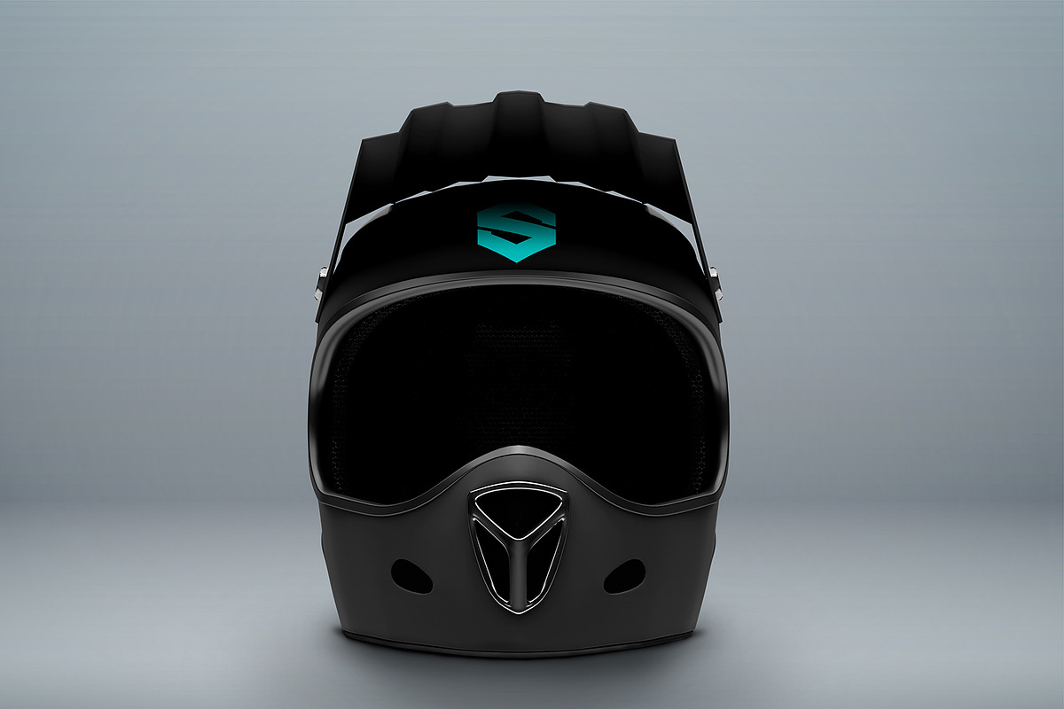 Download Fullface Motorcycle Helmet Mockup | Creative Photoshop Templates ~ Creative Market