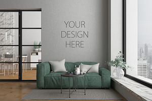 Interior mockup - art background | Creative Photoshop Templates ...