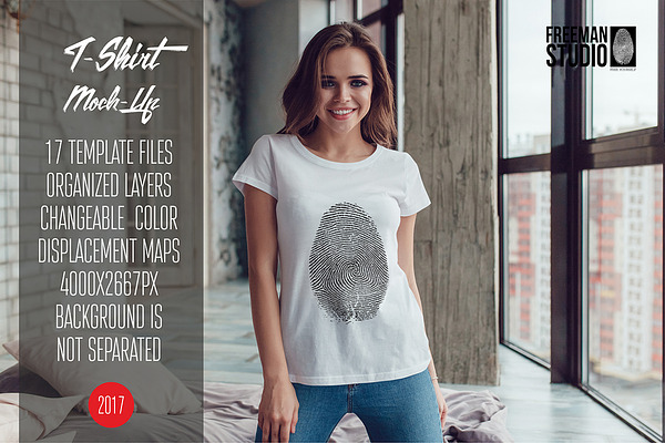 T Shirt Mock Up Vol 23 2017 Creative Photoshop Templates Creative Market