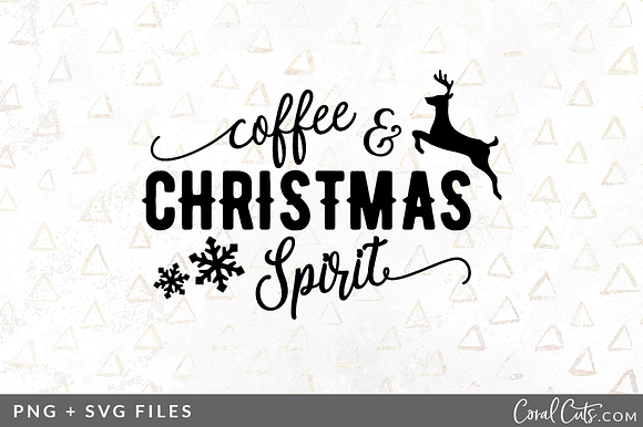 Coffee Christmas Svg Png Graphic Pre Designed Illustrator Graphics Creative Market