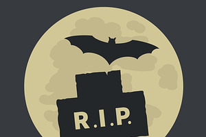 Rest in Peace Design | Pre-Designed Illustrator Graphics ~ Creative Market