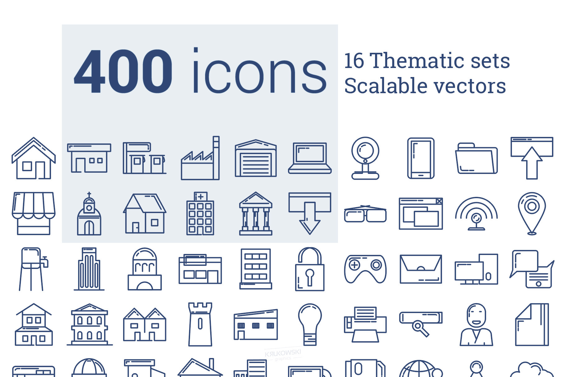 400 Icons BUNDLE | Pre-Designed Illustrator Graphics ~ Creative Market