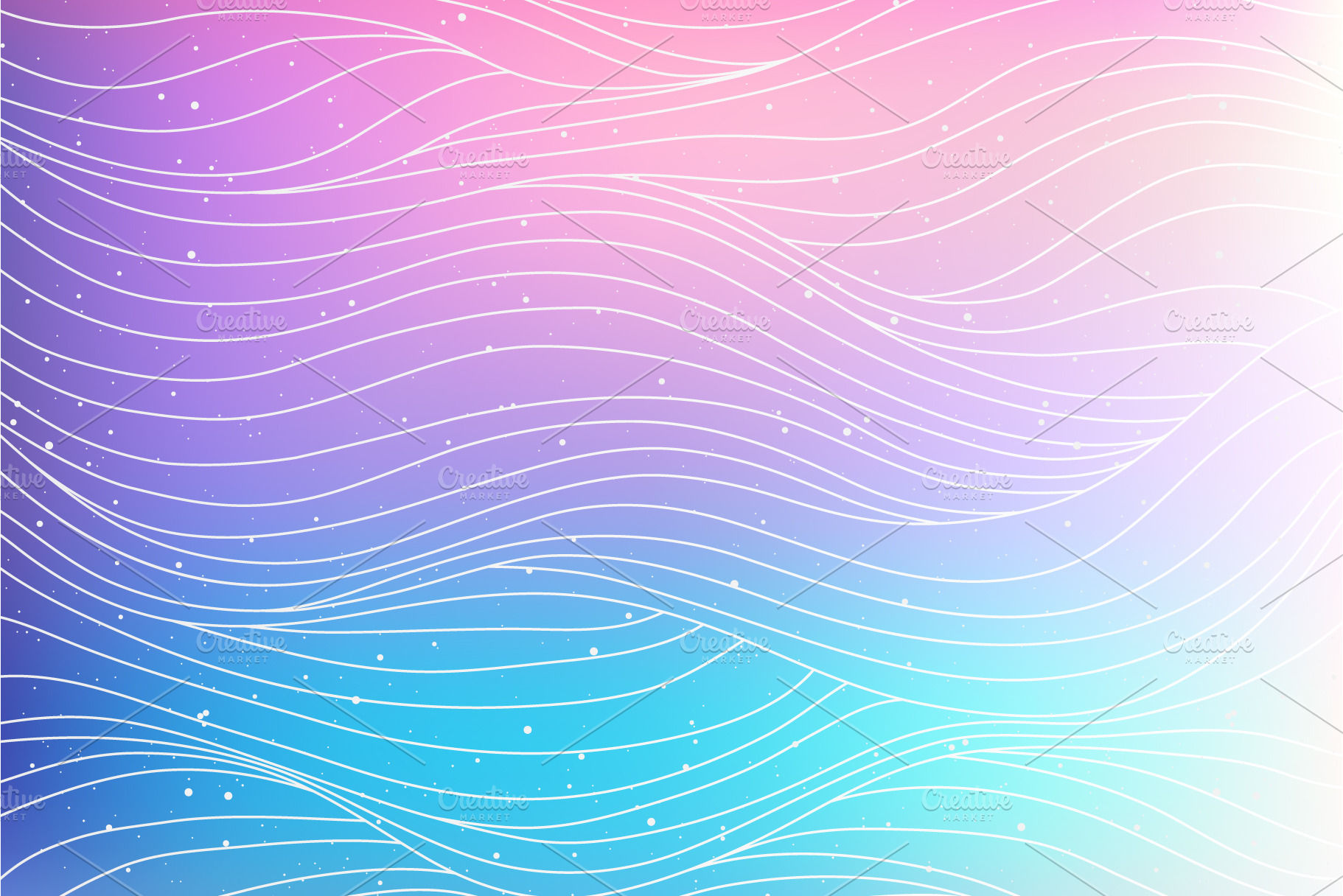 Wave Pattern Decorative Illustrations Creative Market