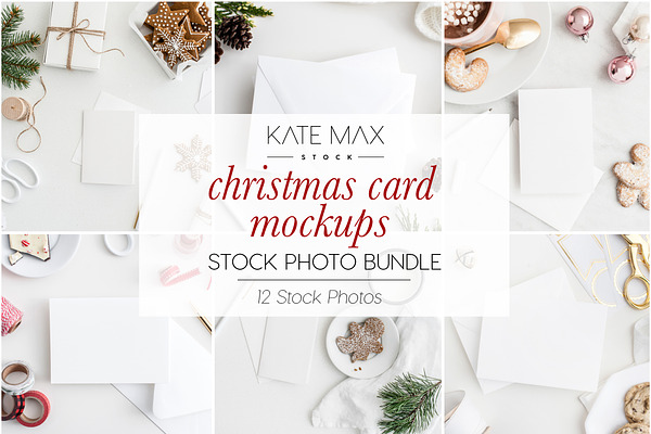 Download Christmas Card Mockup Photos Graphics Fonts Themes Templates Creative Market PSD Mockup Templates