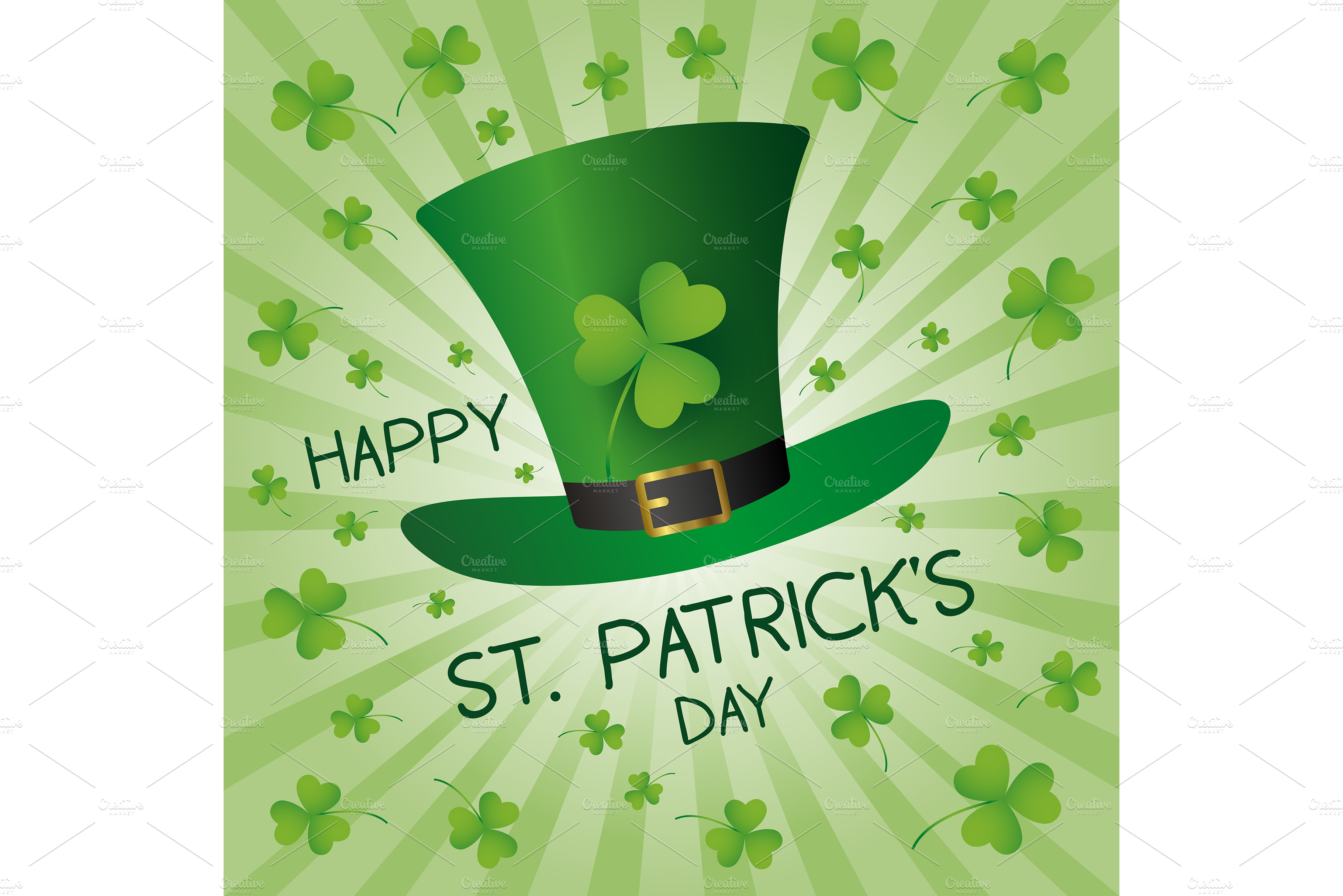 St Patricks day design PreDesigned Illustrator Graphics Creative