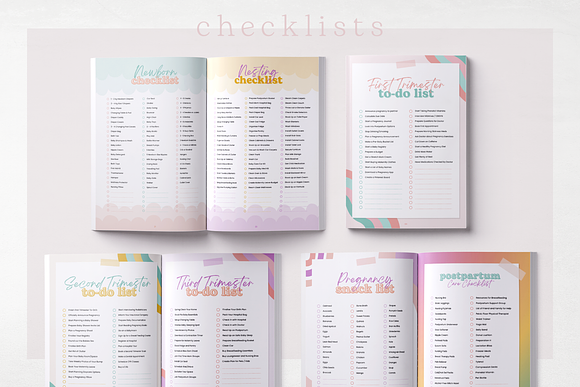 Pregnancy Planner - Baby Shower Planner Graphic by Adalin Digital ·  Creative Fabrica