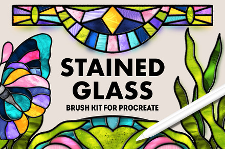 Affinity Stained Glass Texture Layer Effects  Purchase Affinity Designer  Stained Glass Effect Layer Styles & Brushes Pack - Artifex Forge