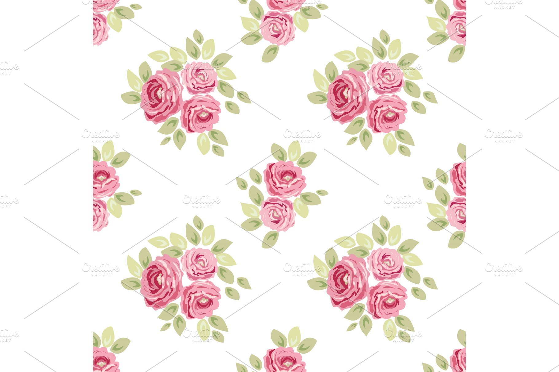 Cute vintage seamless shabby chic floral patterns for your ...