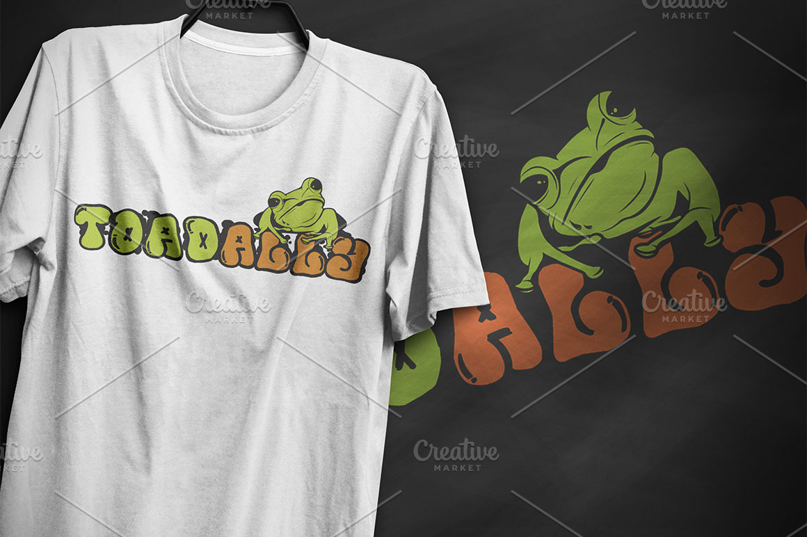 Toadally - T-Shirt Design | Illustrations ~ Creative Market