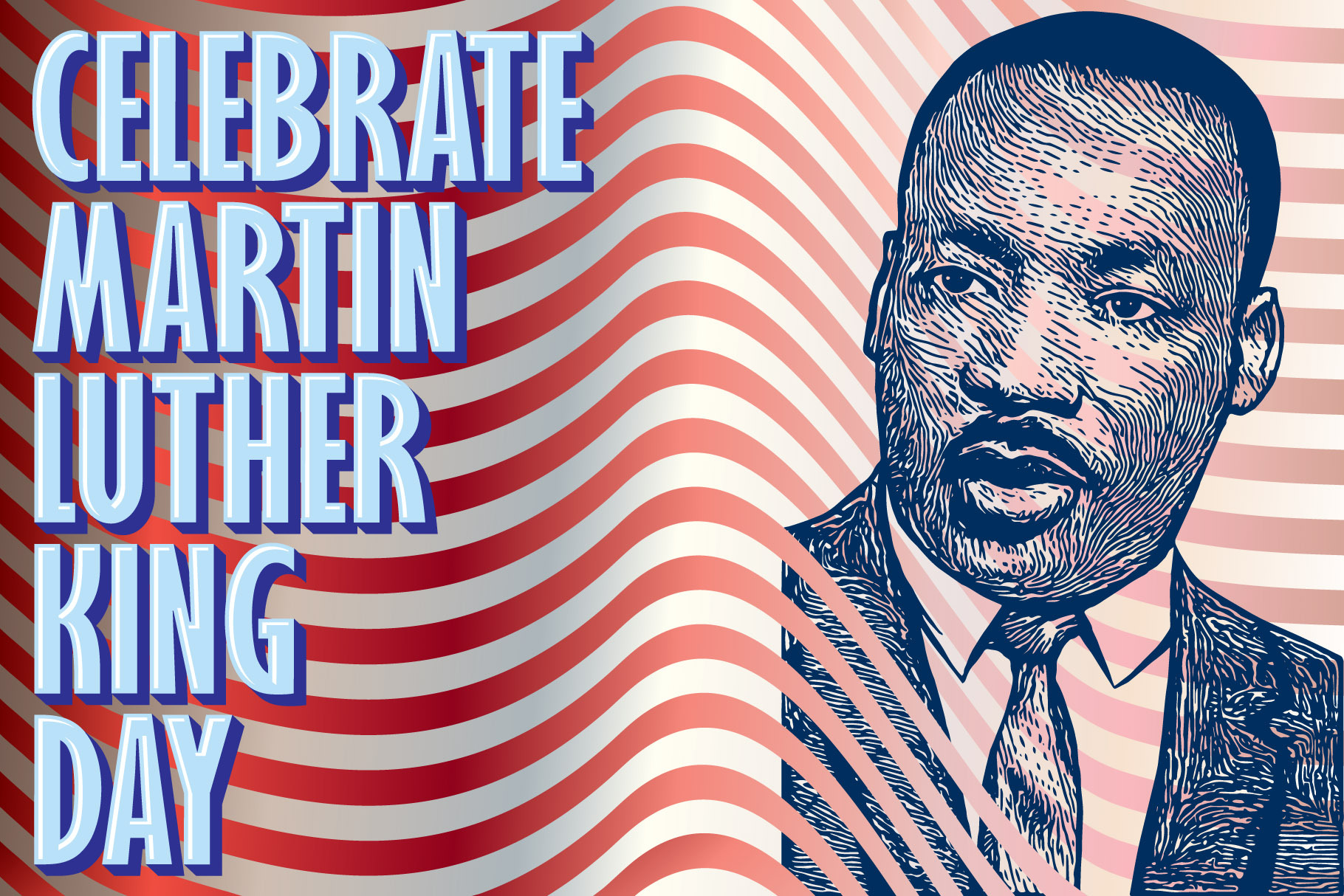 Martin Luther King Jr. Vector Art Education Illustrations Creative