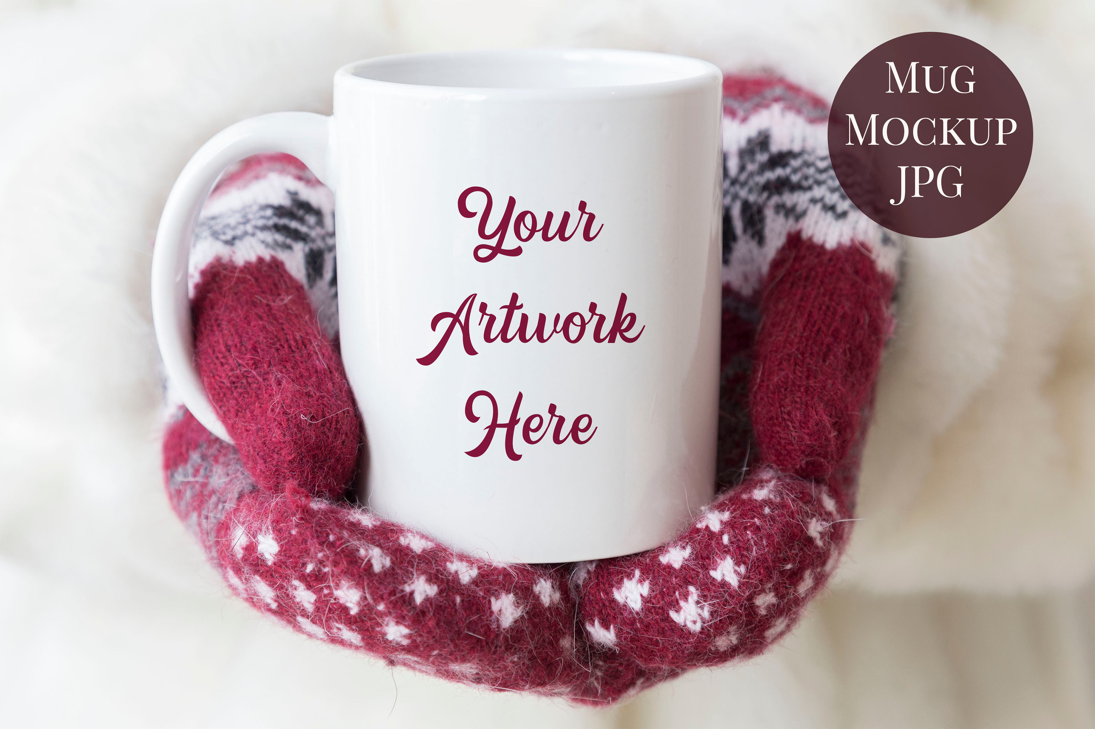 Download Mug Mockup Winter Gloves Creative Product Mockups Creative Market