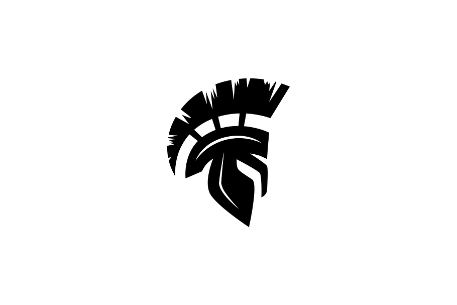 Spartan Helmet Logo Design | Creative Logo Templates ~ Creative Market