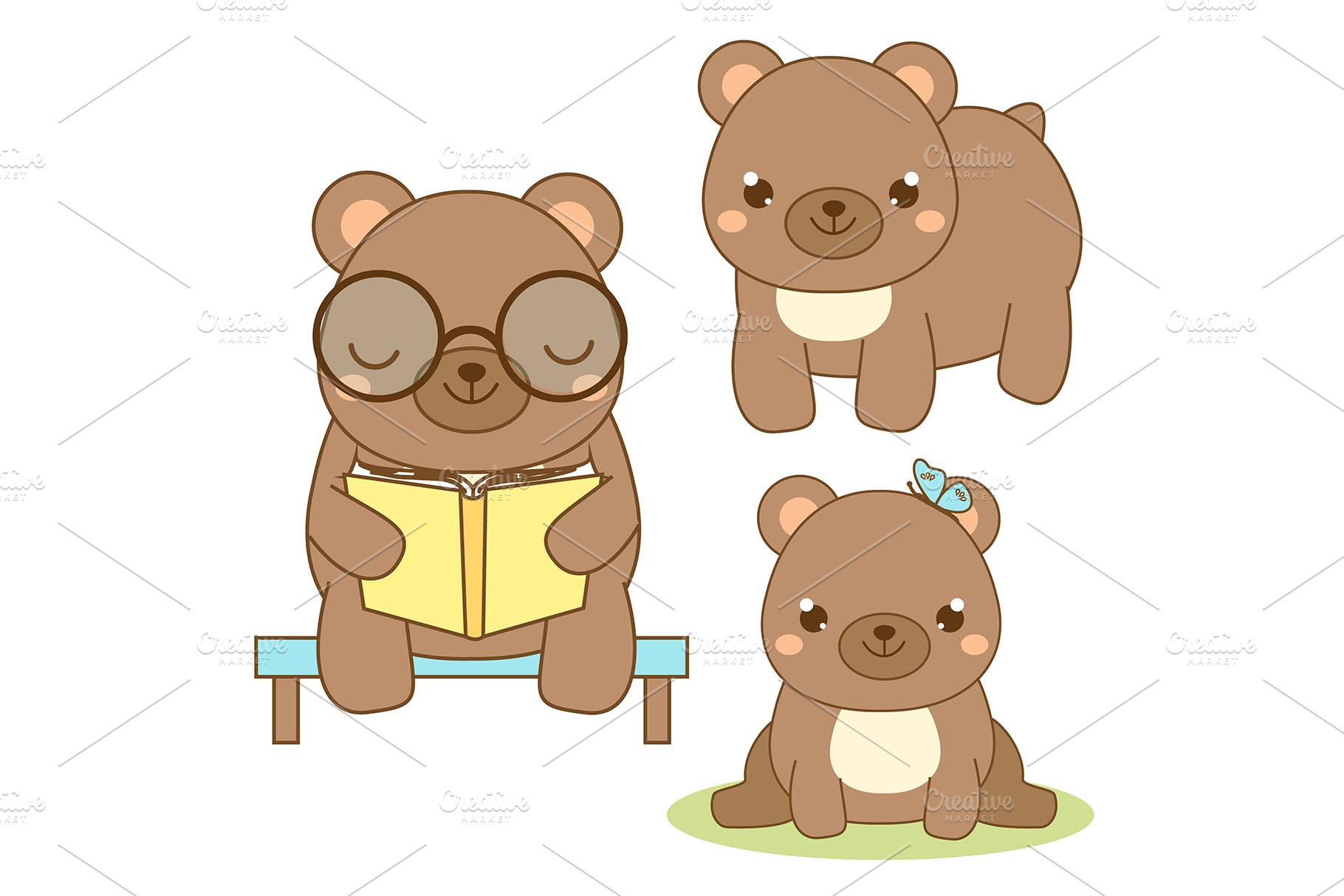 Cute bear | Pre-Designed Illustrator Graphics ~ Creative Market