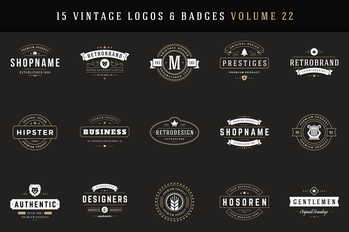 20% Off - Retro Logotypes | Branding & Logo Templates ~ Creative Market