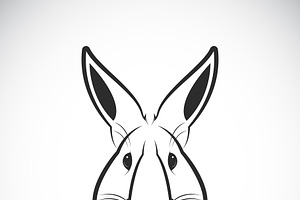 Vector image of a rabbit design | Pre-Designed Illustrator Graphics