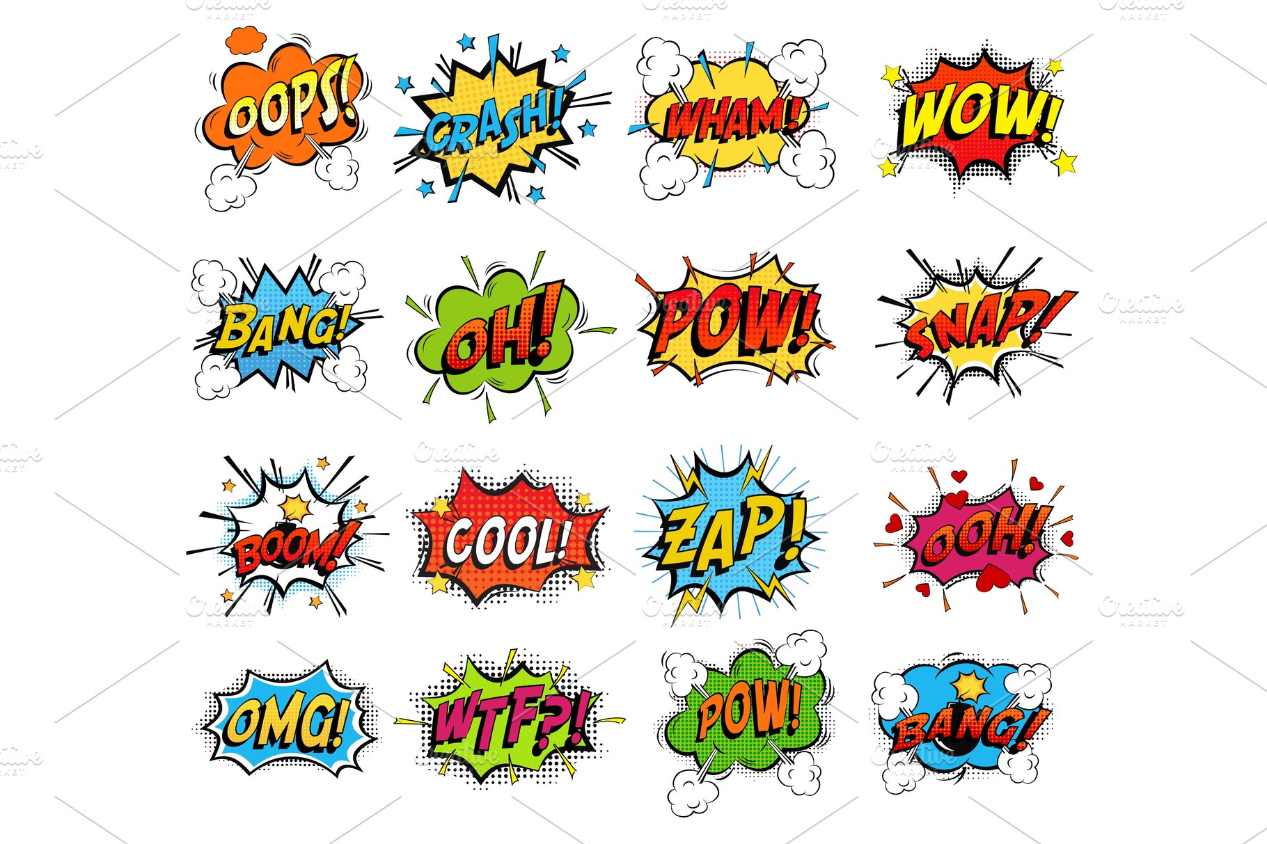 set-of-comic-bubble-speech-clouds-onomatopoeia-pre-designed