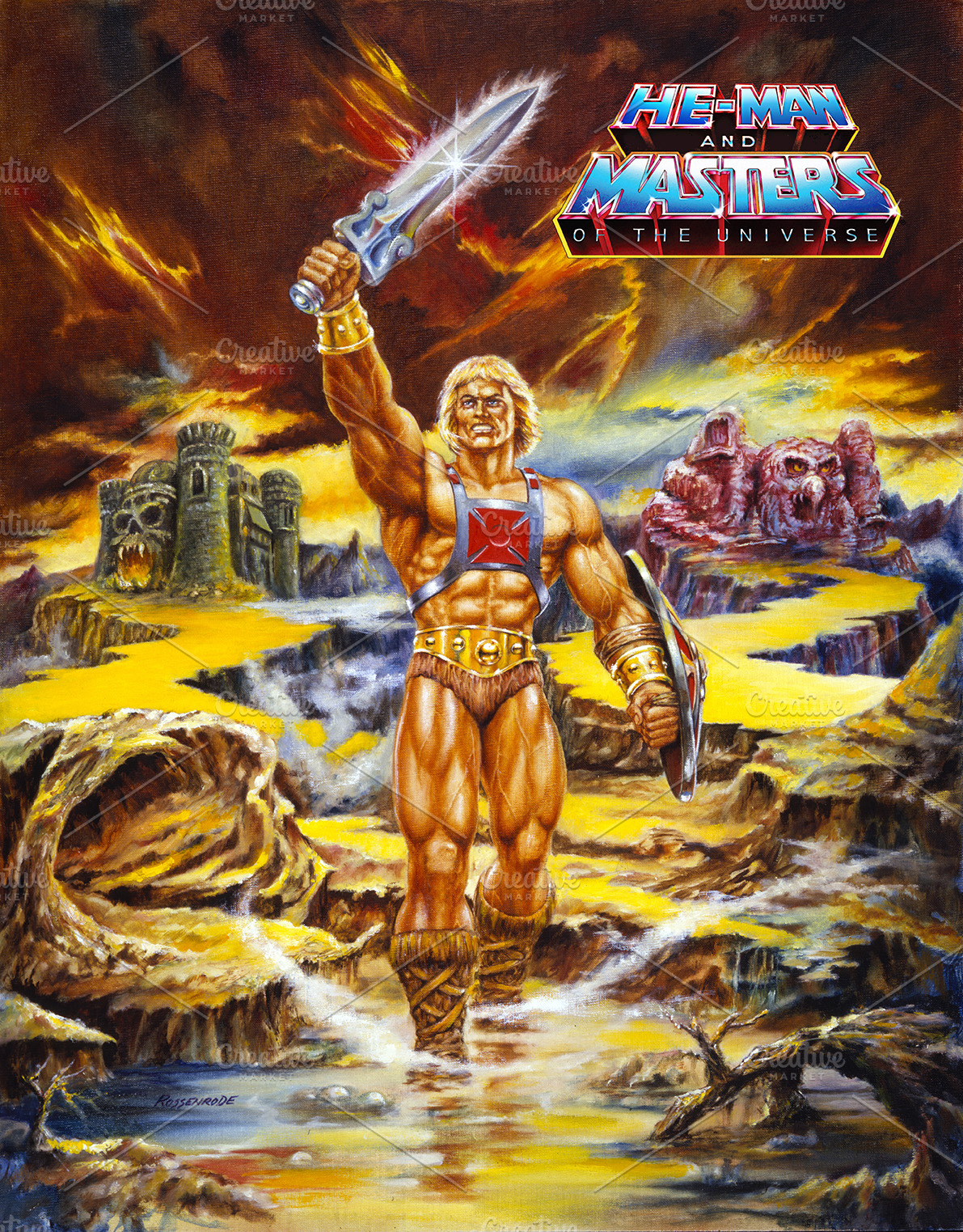 He-Man Masters of the Universe | Photoshop Graphics ~ Creative Market