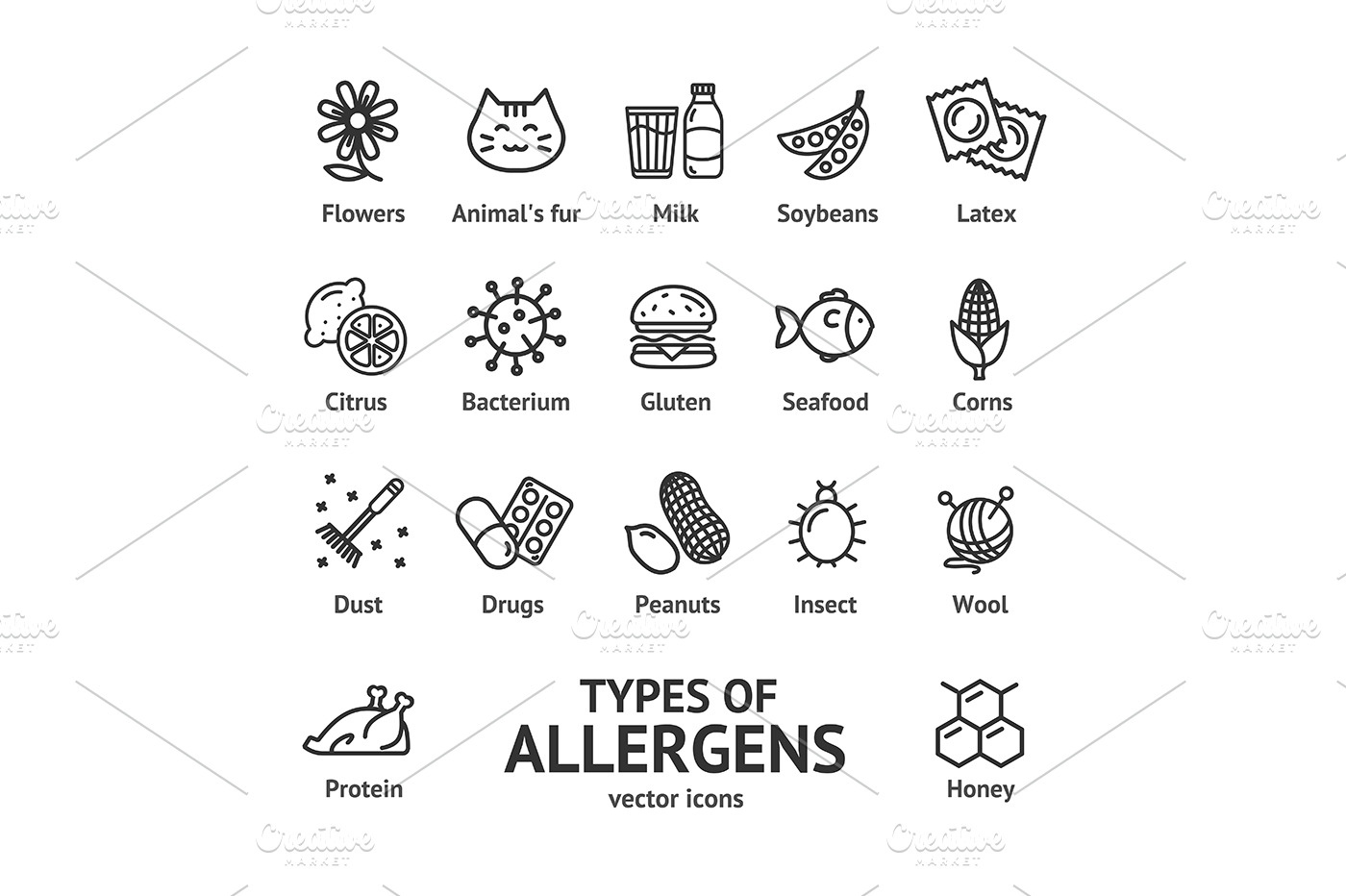 allergen shape for photoshop free download