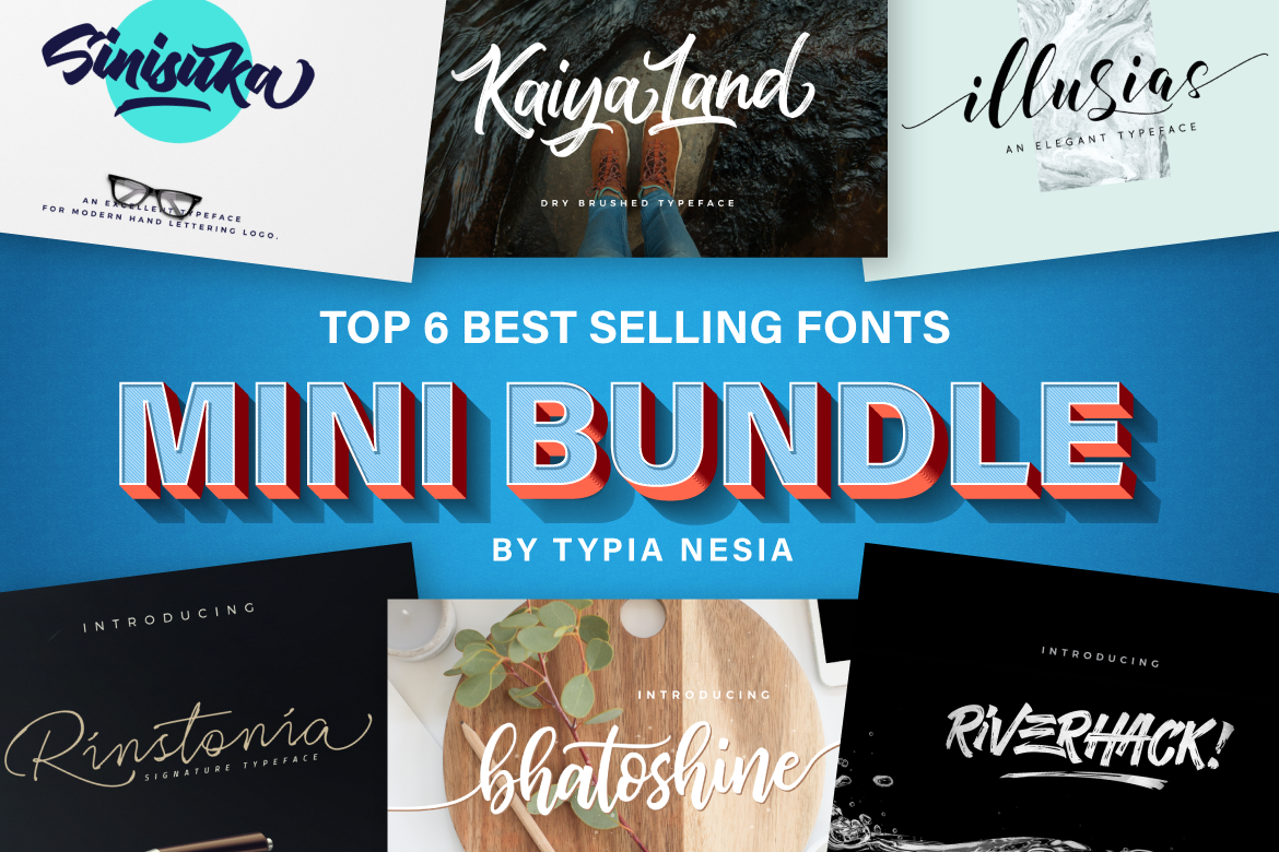 Mini Font Bundle - Typia Nesia | Script Fonts ~ Creative Market