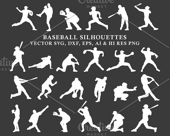 Running Baseball Player High Contrast PNG & SVG Design For T-Shirts