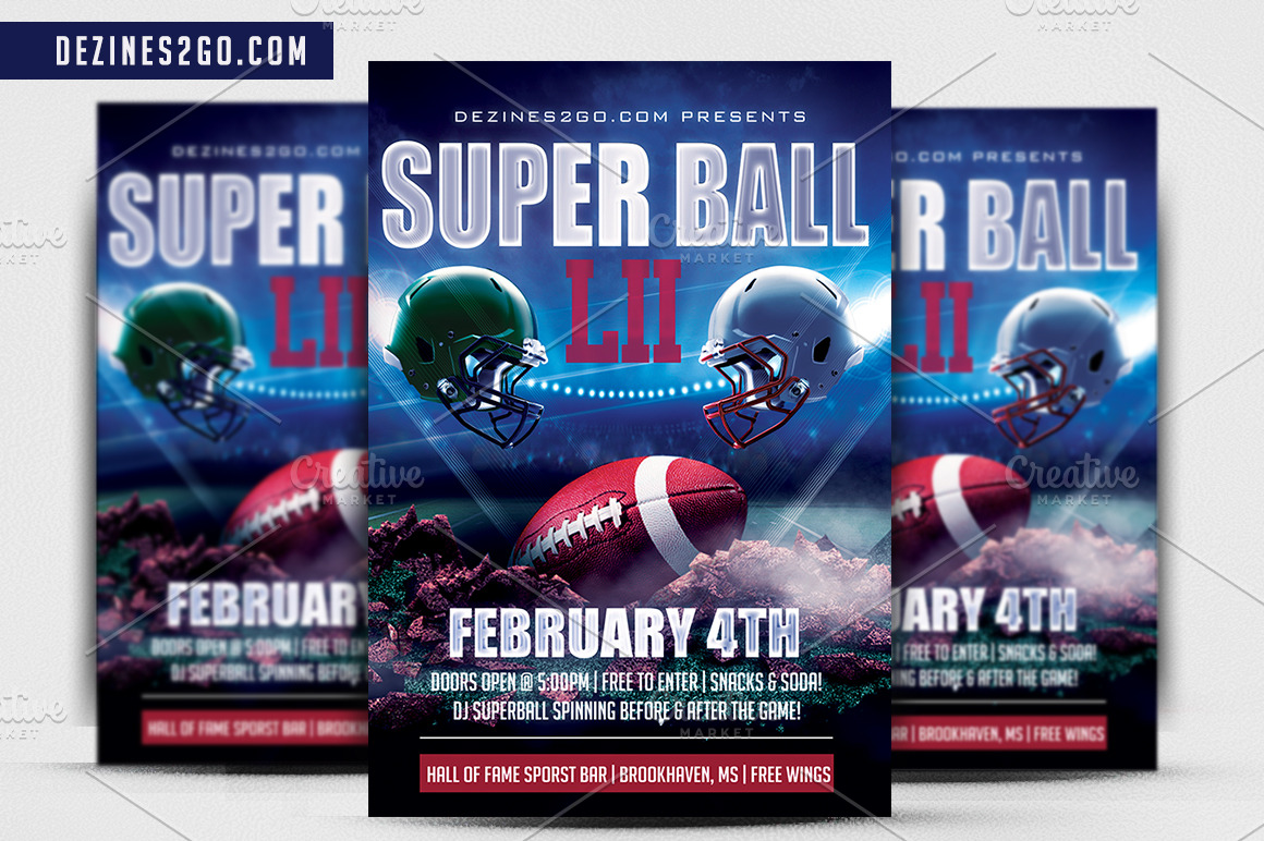 Superball Graphics, Designs & Templates