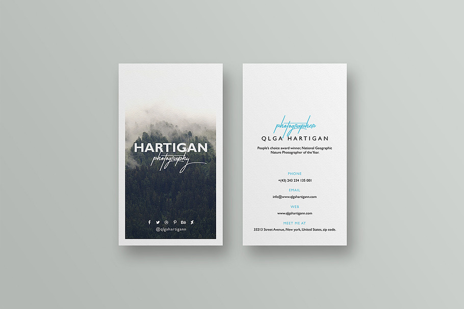 Photography Business Card Bundle | Creative Photoshop Templates