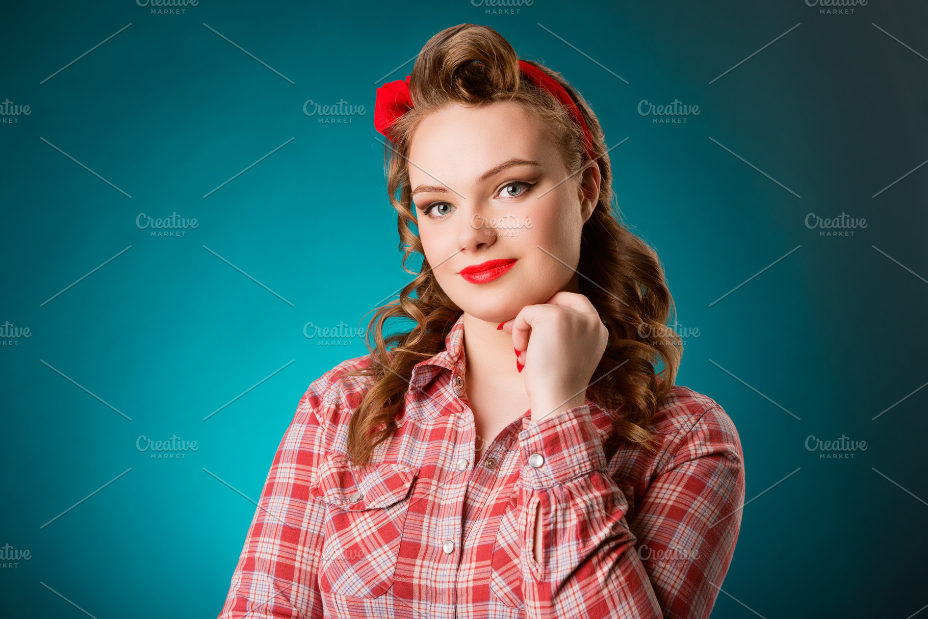 pretty-pinup-girl-in-retro-vintage-50-s-style-stock-photo-containing