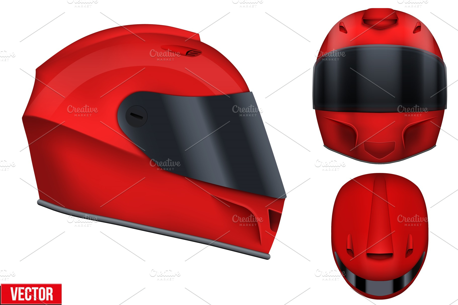 Download Motor Racing Helmet With Glass Visor Pre Designed Photoshop Graphics Creative Market