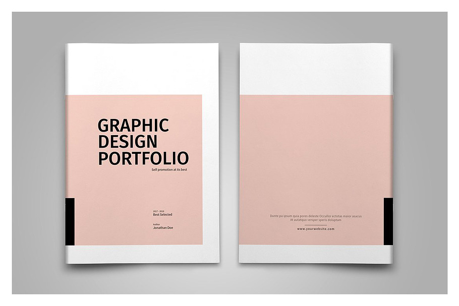 Graphic Design Portfolio Template | Creative InDesign Templates ...